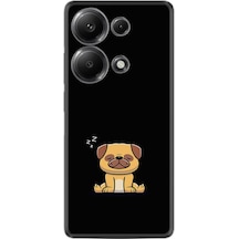 Xiaomi Redmi Note 13 Pro 4G Kılıf Kılıf Desenli Silikon Platinium Series Uyuyan Köpek 1875