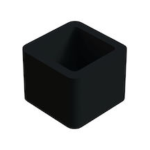 Cateksss Sessiz Tip Sandalye Pabucu Masa Sandalye Zemin Koruyucu 30x30 Mm Siyah - 30 Lu Paket