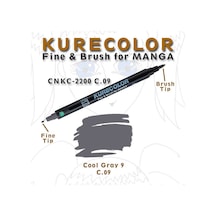 Zig Kurecolor Brush For Manga Çizim Kalemi C.09 Cool Gray 9