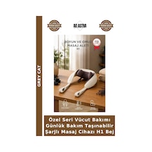 Özel Seri Vücut Bakımı Günlük Bakım Taşınabilir Şarjlı Masaj Cihazı H1 Bej