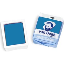 Talens Van Gogh 1/2 Tablet Sulu Boya 535 Cerulean Blue phthalo