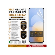 Samsung Galaxy F13 Uyumlu Mat Nano Kırılmaz Darbe Emici Koruyucu Hidrojel Film
