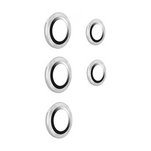 Mobilefix Galaxy S22 Ultra Uyumlu Kamera Koruyucu-gümüş Gümüş