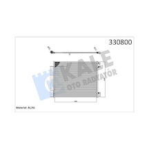 Kale 050abc091 Klima Radyatörü Kondenseri Renault Megane Iv 15 Talısman 15 Grand Sc Nıc Iv 16 1.2tce 1.3 Tce 1.5dci 1.6sce 1.6dci Ac Mek. Atom. Al Brz 921002969r-921007588r -