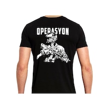Alfa Giyim Operasyon Asker Baskılı Tişört Siyah Alfa Giyim Operasyon Asker Baskılı Tişört Siyah