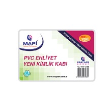 Mapi Yeni Kimlik+ehliyet Pvc Yumuşak Kart Koruma Kabı 9101295-98- 3 Adet