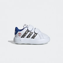 Adidas Spider-man Grand Court Bebek Beyaz Spor Ayakkabı - Id8017 Beyaz