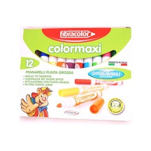 Fibracolor Subazlı Jumbo Keçeli Kalem 12 Renk 10640