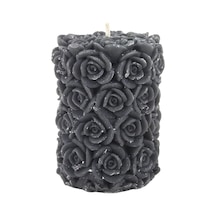 MİSSİ 7X8 CM GÜL KABARTMALI MUM