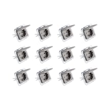 Netelsan Byobu 12  Adet Antrasit Kapaklı Topraklı Priz Çerçevesiz