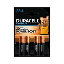 Duracell Pil Optimum Kalem 4'lü Aa 12'li Paket