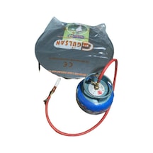 Tüplü Sac Ekmek Sacı Katmer Sacı 55 Cm Hortum Vana Setli