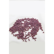 4 Mm Kızıl Kahve Koyu Tonu Plastik İnci Boncuk Aksesuar Takı Malzemesi 25 Gr