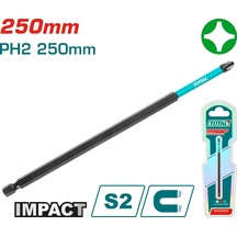 Total Darbeli Ph2 250 Mm Bits Uç Tacım71ph2250
