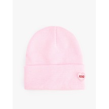 Koton Kalp Nakışlı Katlı Kaşkorse Bere Pembe 7wkg50062aa Gül