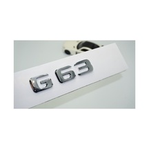 G63 Bagaj Krom Abs 3m 3d Yazı Logo Benz İle Uyumlu
