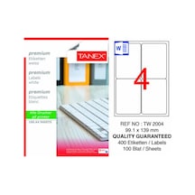 Tw-2004 99.1x139 Mm Lazer Etiket 100lü