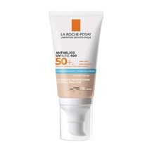 Anthelios Uvmune Spf+50 Hassas Ciltler İçin Yüksek Korumalı Renkli Yüz Güneş Kremi Uvmune 400, Minimalist Nemlendirici Formül, Çok Yüksek Uv Koruması, Su Ve Tere Dayanıklı, 250 Ml