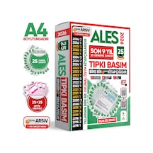 2026 ALES ÖSYM Tıpkı Basım EN EKONOMİK Çıkmış Soru 25li Deneme Paketi Video/PDF Çözüm Türkiye Geneli