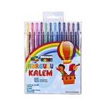 Nova Color Burgulu Kalem 12 Renk Set Çok Renkli