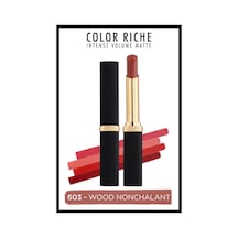 L'Oreal Paris Color Riche Intense Volume Matte Ruj 603 Wood Nonchalant
