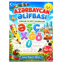 Azərbaycan Əlifbası Hərflər Və Xətt Çalışmaları Yaz-sil