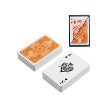 Kırmızı Pvc Plastik Su Geçirmez İskambil Poker Oyun Kağıdı Rd60kr