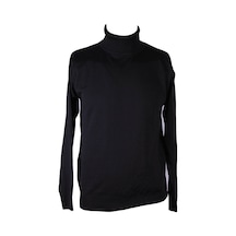 Trender Tam Balıkçı Siyah Erkek Kazak Ysn03 Siyah