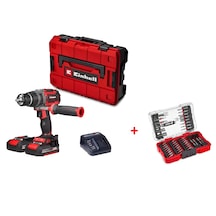 Einhell TP-CD 18/70 Li-i Bl 2x2.0AH Akülü Darbeli Vidalama + Einhell Vidalama Uç Seti 42 Parça M-case Kutu Set