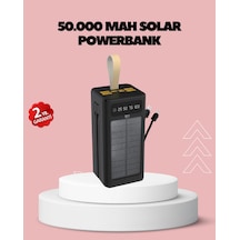 Kamp Ve Outdoor Kullanıma Uygun Güneş Panelli Powerbank renkli
