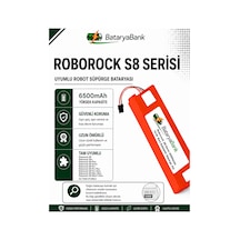 Bataryabank Roborock S8 Serisi Uyumlu Robot Süpürge Bataryası 14.4v 6500mah Li-ion S8 / S8+ / S8 Plus / S8 Pro / S8 Pro Ultra / S8 Max Ultra / S8 Maxv Ultra