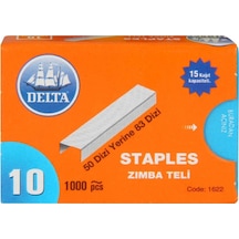 Delta 1622 No 10 Beyaz Zımba Teli