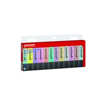 Fosforlu Kalem 12'li Asetat Karişik Renk 6 Pastel + 6 Simli