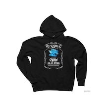 Breaking Bad Blue Crystal Siyah Kapşonlu Sweatshirt Hoodie Siyah