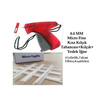 4.4 MM Micro Fine Seffaf Türban Gelinlikçi Kılçık Takma Tabancası
