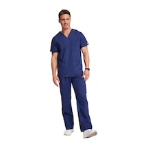 Dickies Signature Medikal Giyim Doktor Scrubs Cerrahi Takım Likralı Hastane Üniforması 001