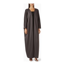 Beıge Collectıon Zarif Detaylarıyla Açık Ön Abaya Şıklığı Için Ideal Seçim Gri