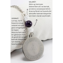 Gri Çelik Ayetel Kürsi Felak Nas İhlas Araba Dikiz Ayna Süsü, Doğ 38845856