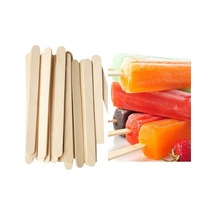 Periboia 50 Li Ahşap Meybuz Dondurma Çubuğu Dil Çubuğu Dar 11 X 1 Renkli