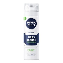 Nıvea Men Erkek Hassas Tıraş Köpüğü 200 Ml, Hassas Ciltlere Özel Hızlı Koruma, Yanma Karşıtı, Alkols Sku: Smg8690010386014