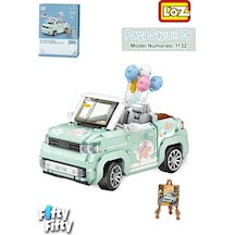 Loz Car Model Serisi Turkuaz Cabrio Araba 779 Parça Oyuncak Yapım Seti Fflz-1132