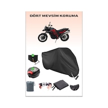 Siyah Bmw F 700 Gs Için Arka Çanta Ve Kilit Uyumlu Motosiklet Branda, Güvenli