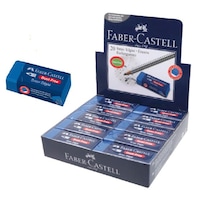 Faber Castell Büyük Boy Mavi Sınav Silgisi No 20 10 Adet