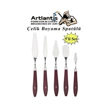 Artlantis Çelik Spatül 5'li Li Set