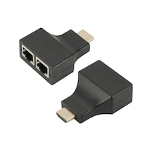 Powermaster Fully Hdmi To Rj45 Cat6 Extender 30Metreto Rj45 Cat6