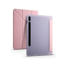 Galaxy Uyumlu Tab S7 Plus T970 Kılıf Çift Mıknatıslı Folding Standlı