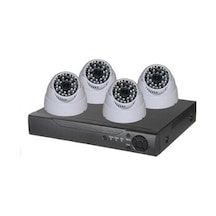 River World Dome Güvenlik Sistemi 1080p Gece Görüşlü 2mp Ahd 4 Kameralı