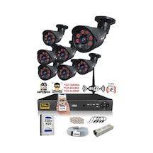 IDS DS-2015HD-SET7-320-BLACK 7 Kameralı 1080P Full HD 5 MP Sony Lensli Kamera Seti - 2015