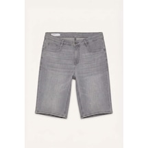 Defacto Regular Fıt Jean Bermuda Şort G8664ax26smnm55 Gri-nm55