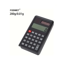 Chuangyinshop Siyah 0.01g Hassas Mutfak Terazisi Mini Taşınabilir Elektronik Baskül Siyah